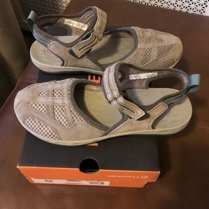 Merrel Siren 2-Wrap Taupe Women's Closed Sandals